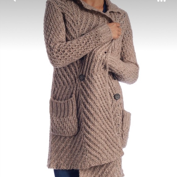 Free People Buttermilk Biscuit Sweater Cardigan - Picture 2 of 11